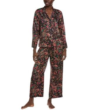 Natori 2Pc Granada Pyjama Set - Brown