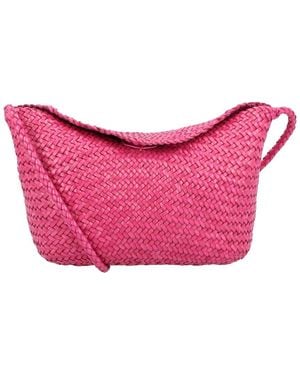 Dragon Diffusion Corsina Leather Crossbody Bag - Pink