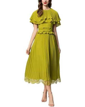 BURRYCO Brc By Midi Dress - Yellow