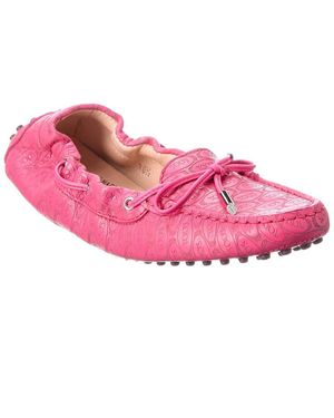 Tod's Alber Elbaz Suede Loafer - Pink
