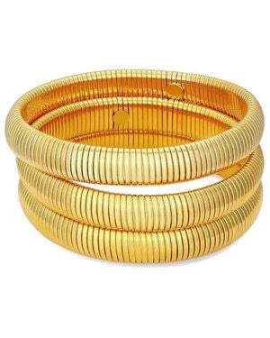 Liv Oliver 18K Plated Modern Bracelet - Yellow