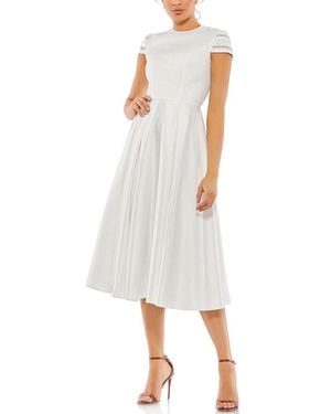 Mac Duggal A-line Gown - White