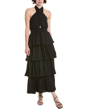 Endless Rose Tiered Maxi Dress - Black