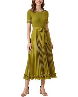 Tedora Midi Dress - Green
