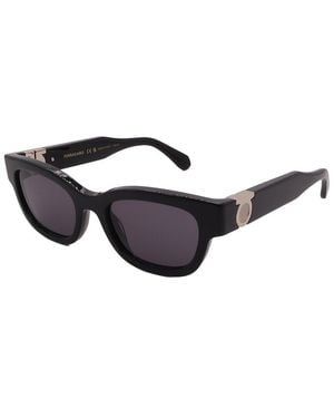 Ferragamo Sf2067S 52Mm Sunglasses - Black