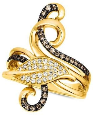 Le Vian 14K 0.53 Ct. Tw. Diamond Euphoria Chocolate Ring - Metallic