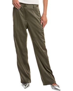 Helmut Lang Fluid Satin Flight Pant - Green
