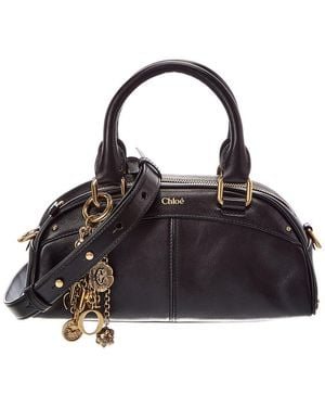 Chloé Small Leather Shoulder Bag - Black