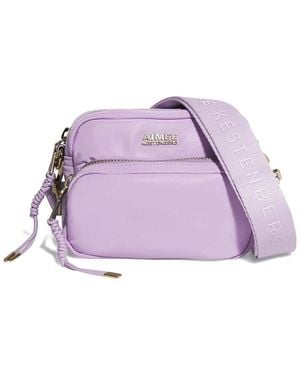 Aimee Kestenberg Nylon Camera Crossbody - Purple