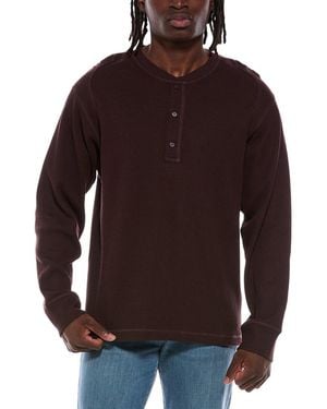 Helmut Lang Waffle Henley - Brown