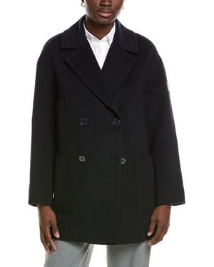 Marc Cain Long Wool Coat - Black