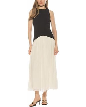 Alexia Admor Dorian A-Line Dress - Natural