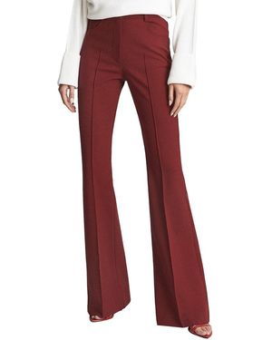 Reiss Flo Flare Trouser - Red