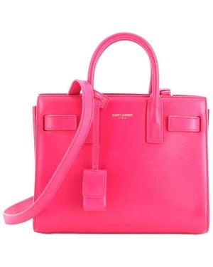 Saint Laurent Sac De Jour Bag Nano (authentic Pre-loved) - Pink