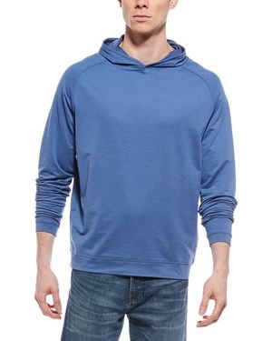 Peter Millar Wm Phoenix Open Pine Performance Hoodie - Blue
