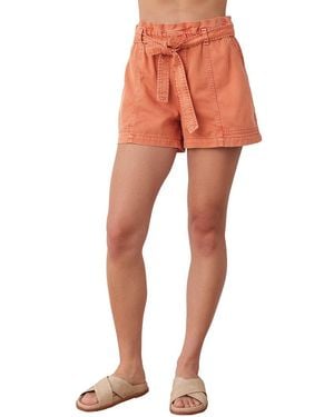 Bella Dahl Paloma Seam Short - Orange