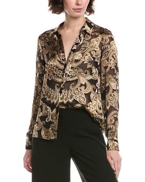 Alice + Olivia Alice + Olivia Eloise Silk Blouse - Black