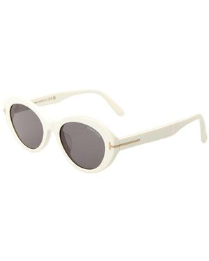 Tom Ford 53Mm Sunglasses - White
