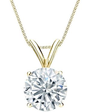 Sabrina Designs Lab Grown Diamonds 14K 1.00 Ct. Tw. Lab-Grown Diamond Solitaire Pendant - White