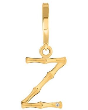 Karma and Luck Plated Pendant Charm - Metallic