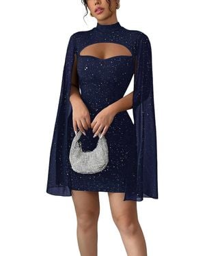 BELLA DESERT Mini Dress - Blue