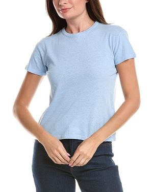 Officine Generale Officine Generale Lara Linen-Blend T-Shirt - Blue