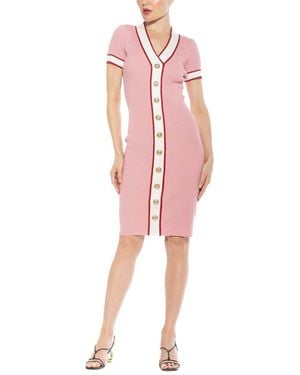 Alexia Admor Otto Knit Dress - Pink