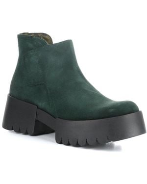 Fly London Endo Leather Boot - Green