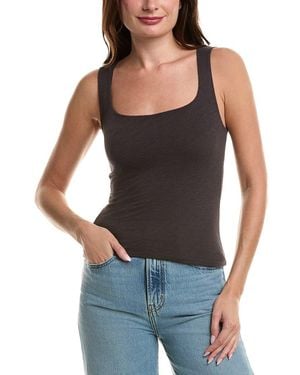 Project Social T Sarah Square Neck Seamless Tank - Black