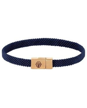 Karma and Luck 18K Plated Magnetic Bracelet - Blue
