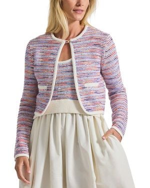 10 Crosby Derek Lam Findley Space Dyed Cardigan - Purple