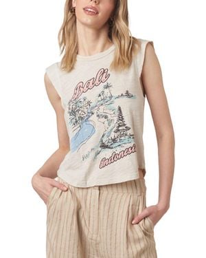Project Social T Bali Indonesia Muscle Tank - White