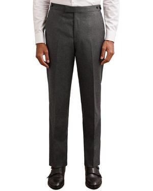 Reiss Jackal Wool Formal Trouser - Grey