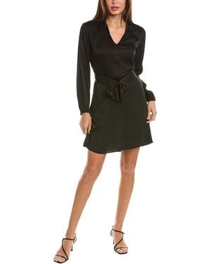 Bella Dahl Elastic Waist Tunic Dress - Black
