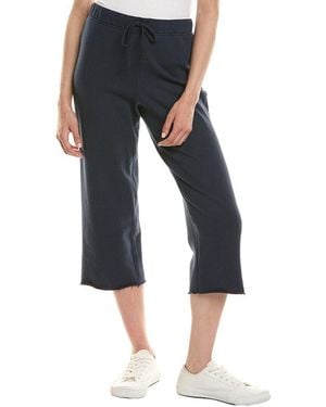 Splendid Terry Cropped Sweatpant - Blue