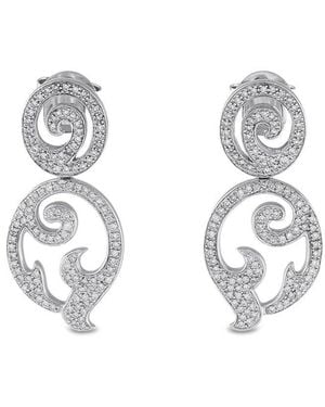 Tous Platinum Earring (authentic Pre-loved) - Metallic