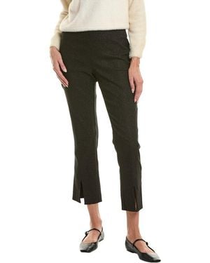 Nanette Lepore Metallic Stripe Knit Trousers - Black