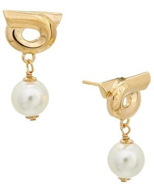Ferragamo Gancini Earrings - Metallic
