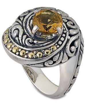Samuel B. 0.90 Ct. Tw. Citrine Ring - Metallic