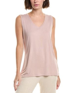 Barefoot Dreams V-Neck Tank - Pink