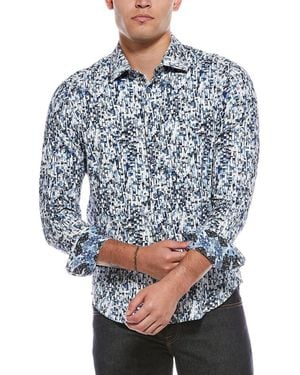 Robert Graham Fragment Classic Fit Shirt - Blue