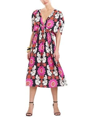Natori Shirred Empire Dress