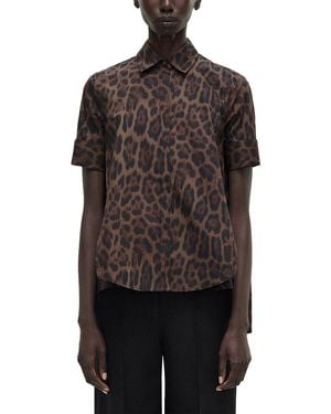 Adam Lippes Trapeze Shirt - Brown