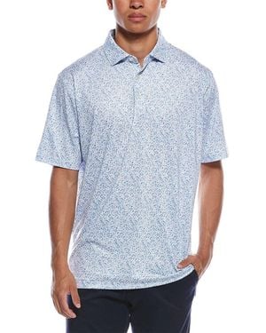 Peter Millar Bar For The Course Performance Jersey Polo Shirt - Blue