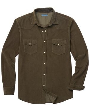 J.McLaughlin J. Mclaughlin Ace-High Woven Shirt - Green