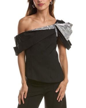 Isabel Marant Short Sleeve Wool Top - Black