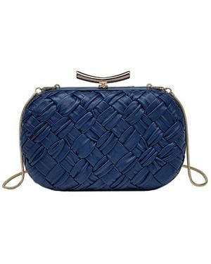 Urban Expressions Rya Evening Clutch - Blue