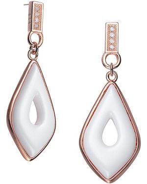 Rachel Glauber Cz Earrings - Metallic