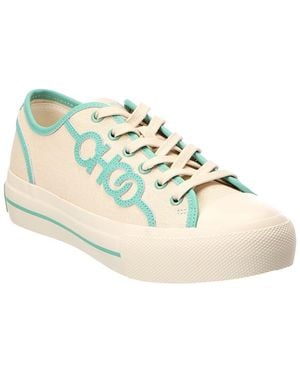 Jimmy Choo Fenix Low/F Canvas Trainer - Metallic