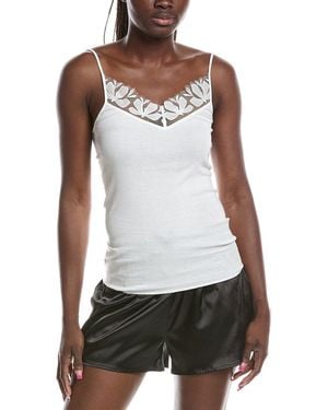 Hanro Floral Embroidered Camisole - White
